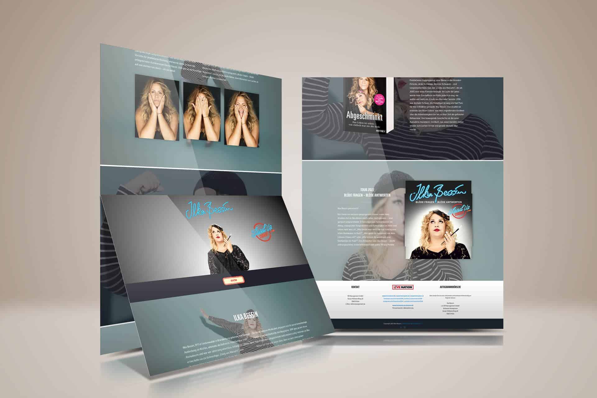 Case Studie: WordPress-Onepager-Webseite eine Künstlerin aus Berlin