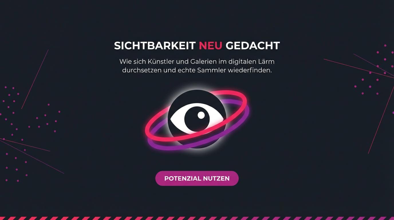 Sichtbarkeit neu gedacht: Wie sich Künstler und Galerien im digitalen Lärm durchsetzen und Sammler finden.