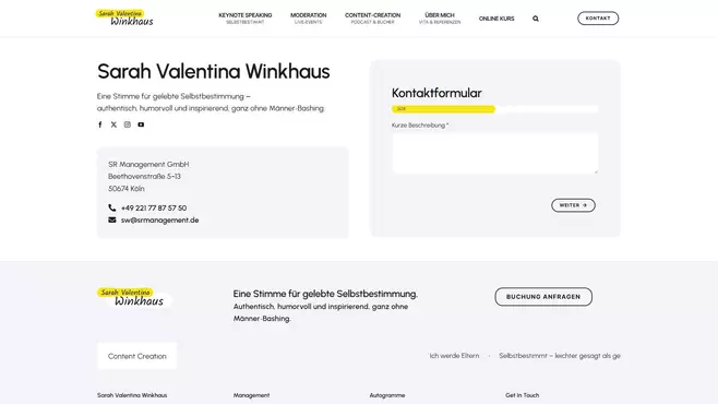 Webseite erstellen Köln: Webseite-Moderatorin-Koeln-02