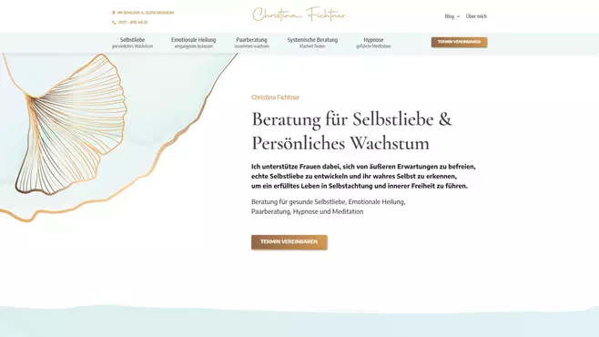 Webseite erstellen Köln: Webseite-Psychologische-Beraterin-01